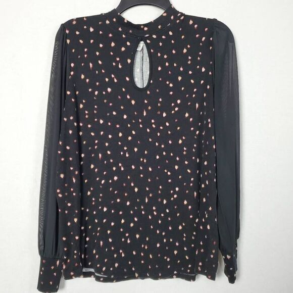 Maurices 0x Plus Black Floral Top - Picture 5 of 8